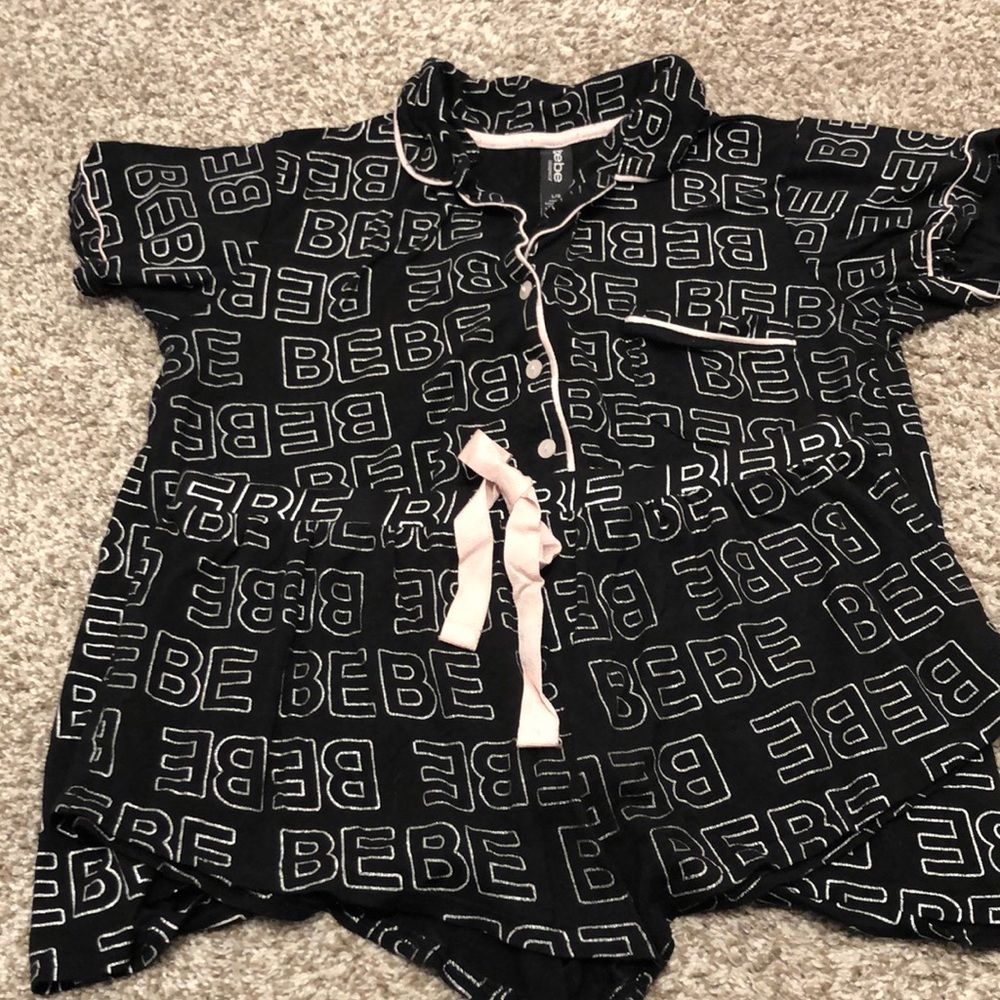 Bebe short pajamas set